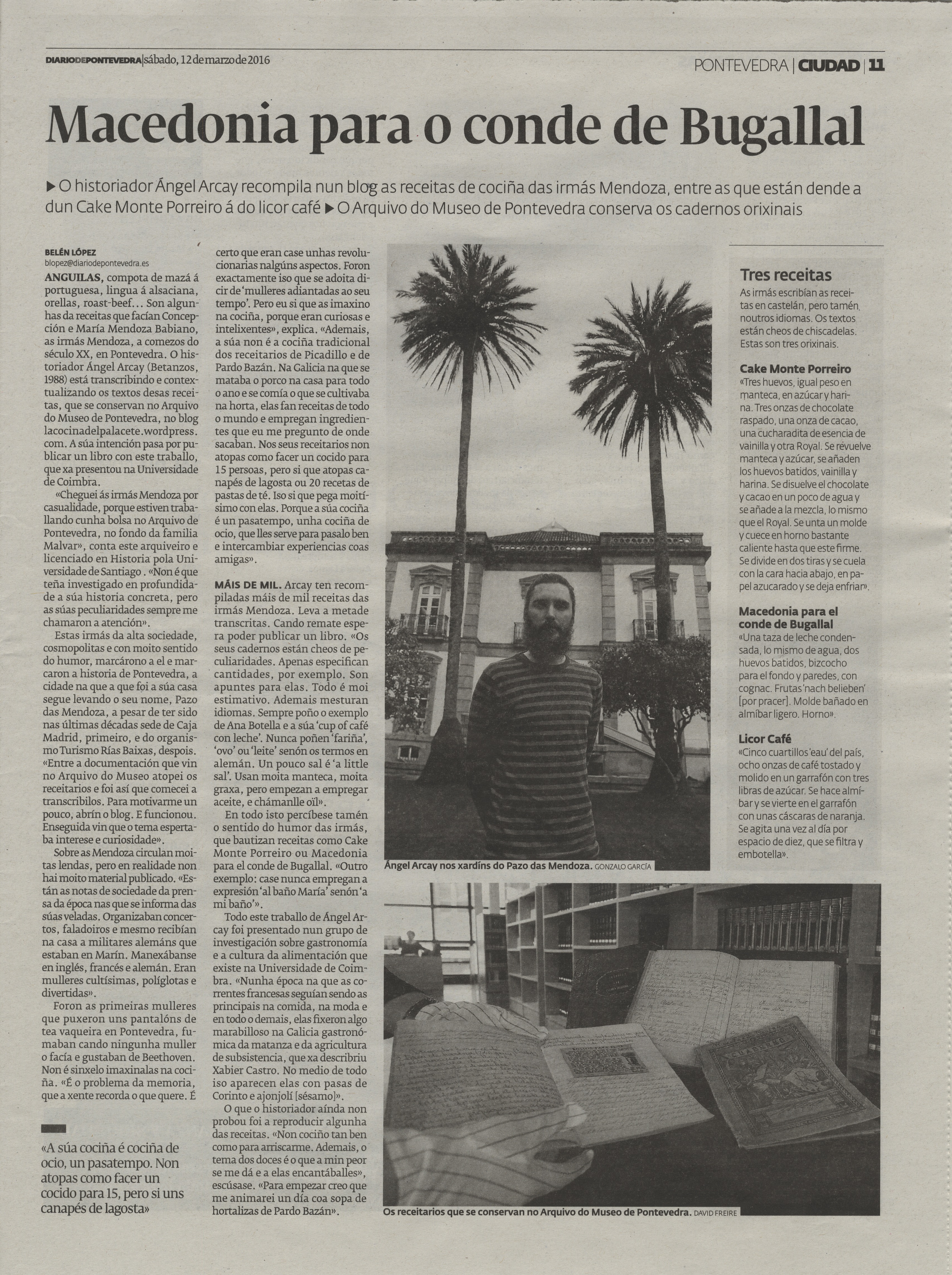 Entrevista Anxo Arcay_Diario de Pontevedra_20160312